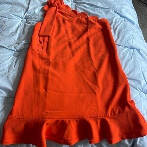 Victoria Beckham Orange dress
